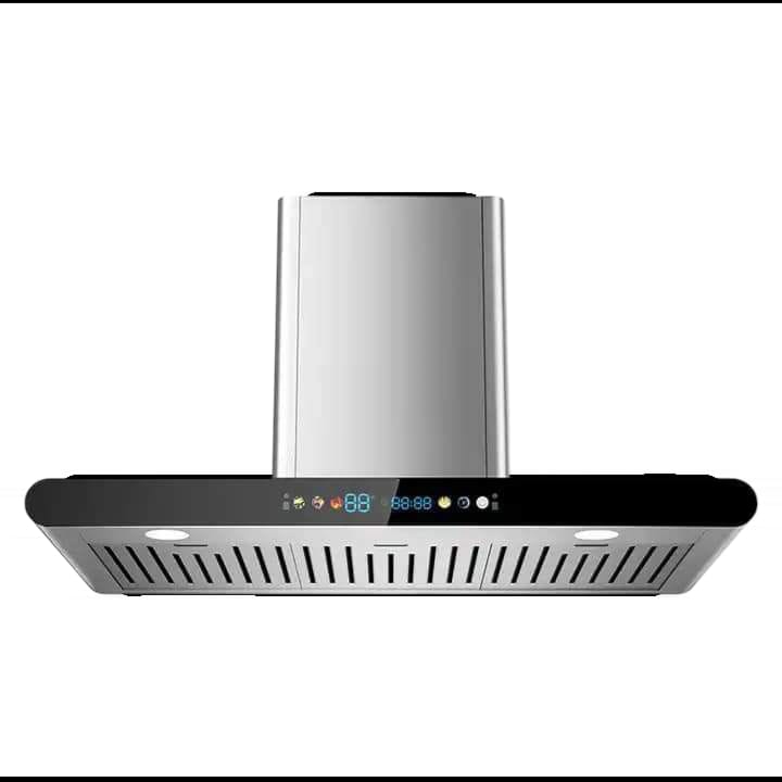 Sleek Stainless Steel Kitchen Hood with Digital Display | Powerful Ventilation & Modern Design